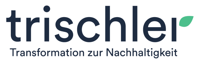 Logo Trischler mit dem Claim Transformation zur Nachhaltigkeit
